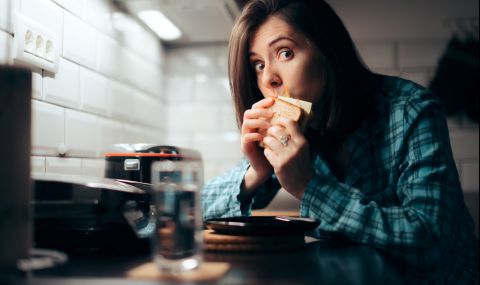 Храненето през нощта повишава риска от диабет - 1