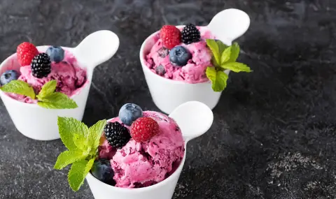 Алерголог: Сладоледът от магазина е вреден, правете си вкъщи от кисело мляко, мед и плодове - 1