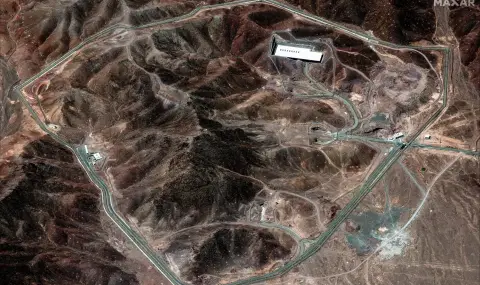 Три кратера са се образували близо до ядреното съоръжение Фордо в Иран - 1