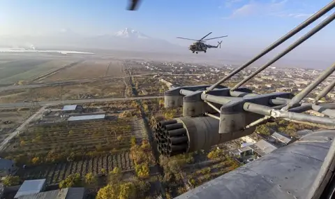 Руската армия: Вече контролираме напълно село Очеретине в Източна Украйна