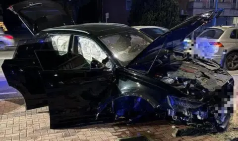Късно снощи: Балотели се размаза с колата си, отказва да прави тест за алкохол (СНИМКА) - 1