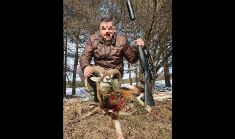 Ловец, застрелял муфлон, разяри FB-обществото - 1