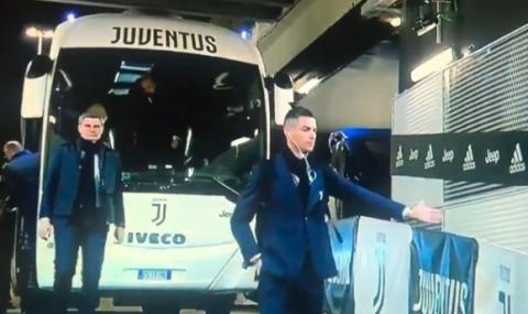 Роналдо поздрави пред камерите въображаемите фенове на отбора (ВИДЕО) - 1
