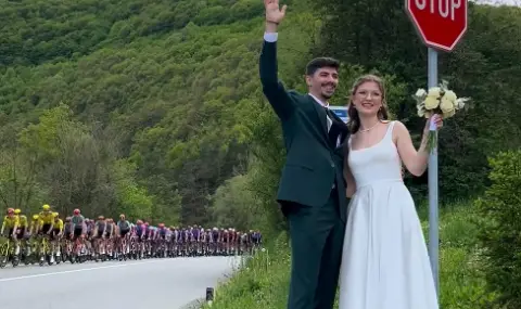 Българска сватба бе излъчена на живо по време на Джиро д’Италия (ВИДЕО) - 1