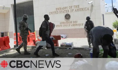 САЩ евакуират дипломати от посолството си в Хаити ВИДЕО - 1