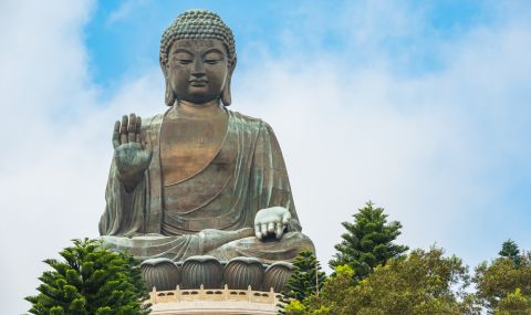 В Камбоджа започна издигането на 108-метрова статуя на Буда - 1