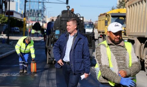 Пускат за движение южното платно на бул. „Тодор Каблешков" - 1