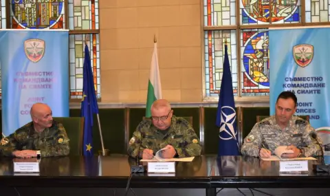 Генерал-майор Красимир Кънев е новият командир на Съвместното командване на силите - 1