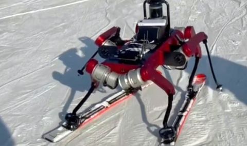 Кучеподобен скиор-робот преминава първите тестове в Китай - 1