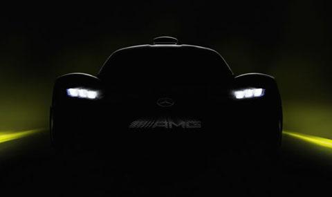 Eто я предницата на хипермашината на Mercedes-AMG  - Project One - 1