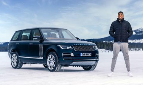 Антъни Джошуа и специалната снежна инсталация на Range Rover - 1