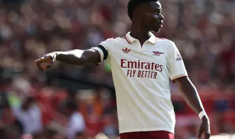 Арсенал без Букайо Сака за месец - 1