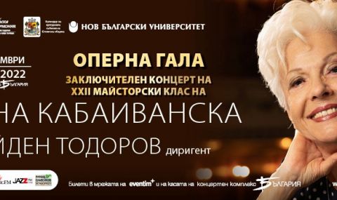 Райна Кабаиванска с майсторски клас и гала концерт в зала „България“  - 1