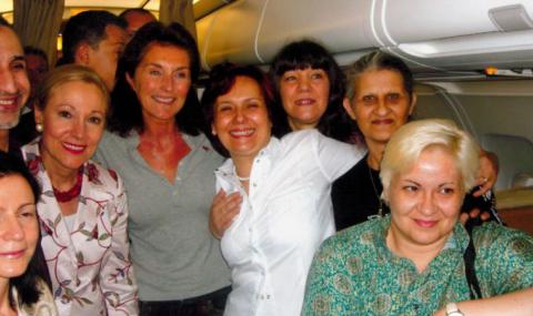 24 юли 2007 г. Българските медици се връщат от Либия - 1