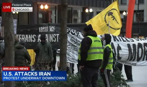 В САЩ се разделиха след смъртта на аятолаха - едни протестират, други празнуват ВИДЕО - 1