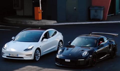Най-бързото Porsche срещу евтината Tesla - 1