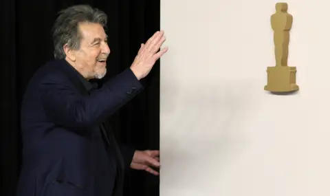 Ал Пачино и 53 години по-младата му половинка Нур Алфала блестят на парти след Оскарите (СНИМКА) - 1