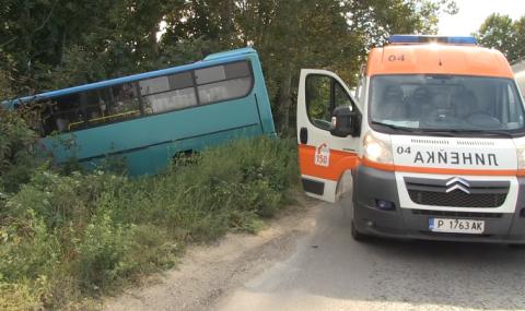 Градски автобус катастрофира в Русе - 1