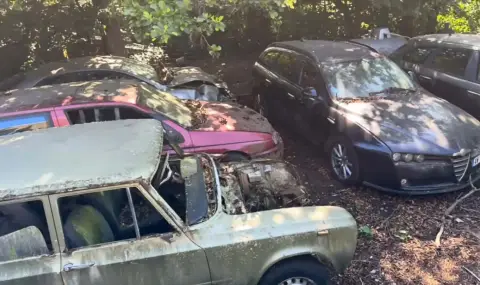 Откриха изоставен шоурум на Alfa Romeo с редки модели (ВИДЕО) - 1