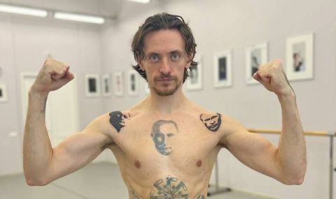 Скандал на Ботуша! Театър в Италия отмени представление на руски балетист с татуировки на Путин - 1