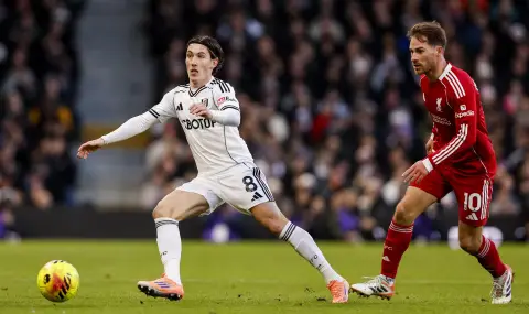 Фулъм и Ливърпул си поделиха точките след драматичен сблъсък в Лондон - 1