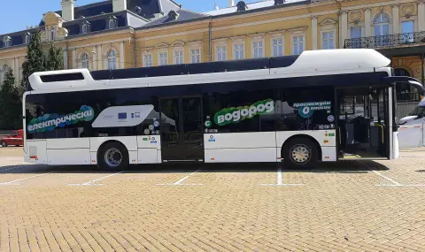 София – първият град на Балканите с водороден автобус (СНИМКИ) - 1
