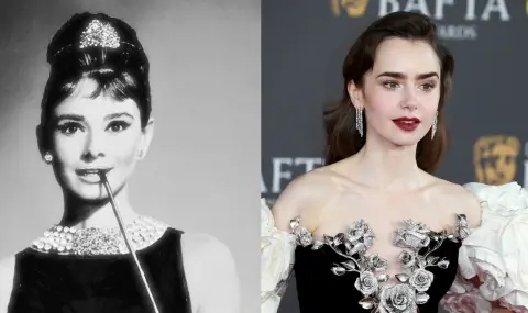 Лили Колинс ще изиграе Одри Хепбърн в биографичен филм за "Закуска в Тифани" - 1