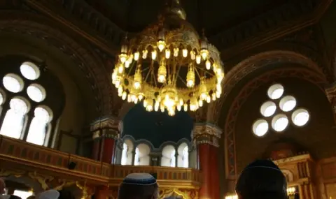 Commemorative ceremony at Sofia Synagogue on anniversary of Hamas attack on Israel  - 1