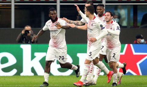 Милан е на 1/8-финалите в Лига Европа след ново равенство срещу 10 от Цървена звезда - 1