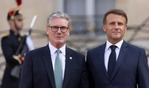 Макрон натиска Стармър да признае Палестина - 1