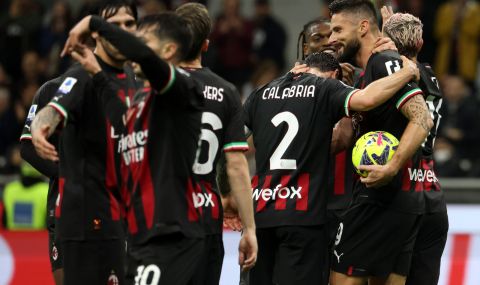 Милан разби изпадналия тим на Сампдория - 1