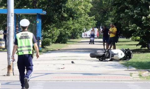 Мотоциклетистът, пострадал при катастрофа в София, е стабилизиран - 1