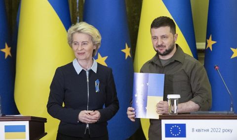 Зеленски: За Украйна е неотложен въпросът за присъединяването към единния пазар на ЕС - 1