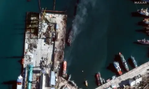 След атаките с дронове руското пристанище Новоросийск работи нормално - 1