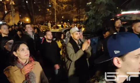 Protest in front of Balkanton building in the capital  - 1