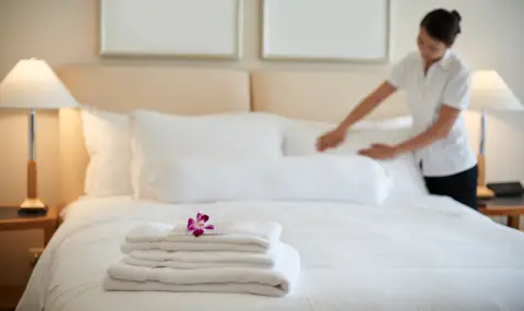 Защо в хотелите спалното бельо е бялo? - 1