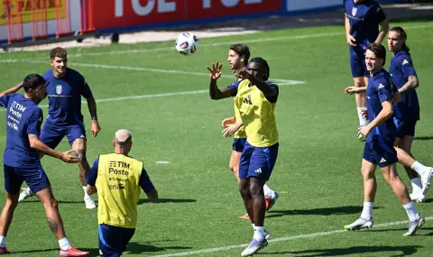 Драма в последната минута! Италия оцеля срещу Израел в трилър с 9 гола  - 1