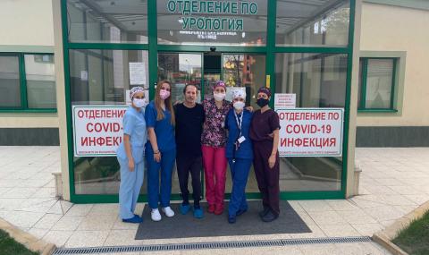 В Пловдив изписаха тежко болен от COVID-19 - 1