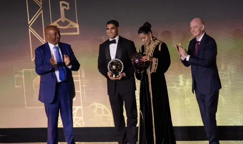 Ашраф Хакими е футболист №1 на Африка за годината - 1