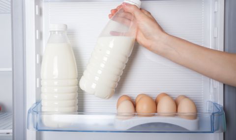 Грешка е да държим прясното мляко на вратата на хладилника - 1