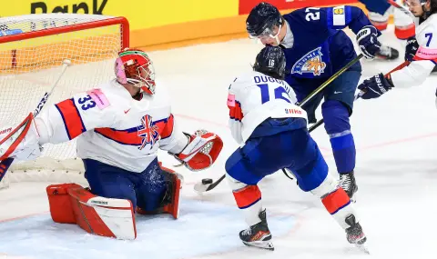 Финландия разби Великобритания на СП по хокей на лед - 1