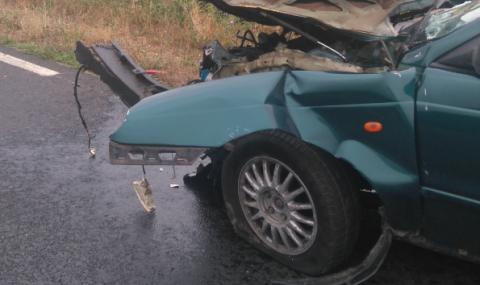 Шофьор причини верижна катастрофа в Бургас - 1