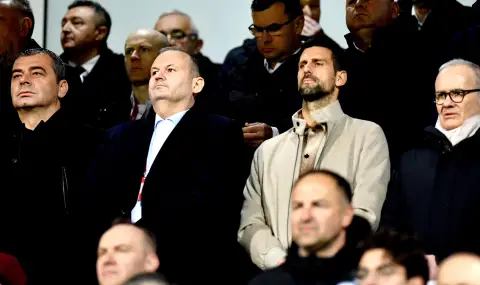 Новак Джокович подкрепи босненците по време на мача им с Италия - ВИДЕО - 1