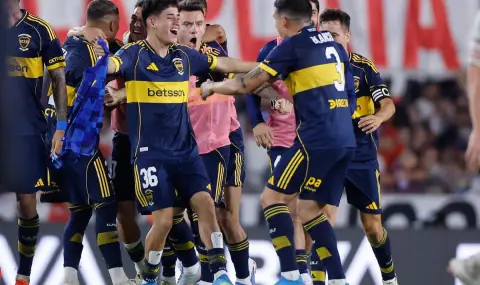 Голямото Суперкласико между Ривър Плейт и Бока Хуниорс бе решено с дузпа - 1