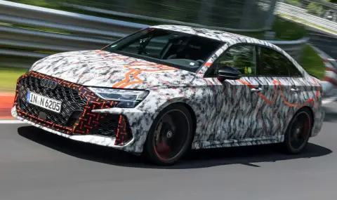 The unreleased Audi RS3 "broke" a record at the "Ring" (VIDEO)  - 1