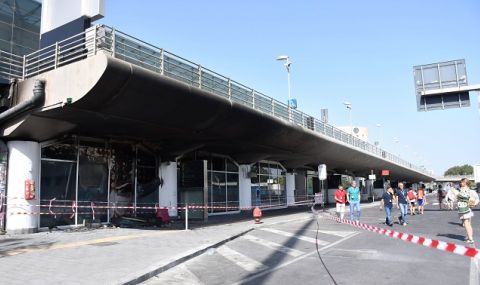 След пожара! Основното летище в Сицилия е извън строя - 1
