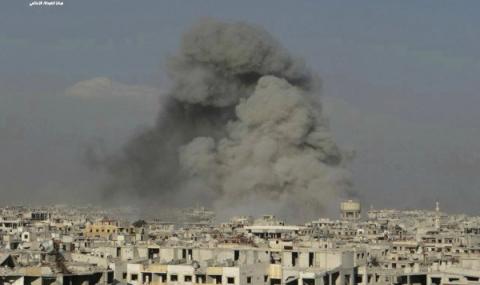 Джихадисти удариха Дамаск с тактическа ракета - 1