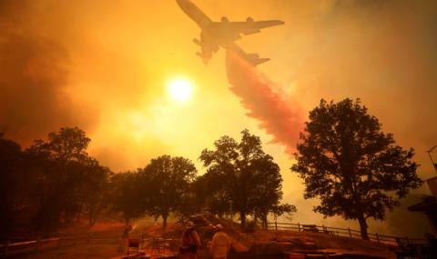 Спукана гума причинила огнения ад в Калифорния - 1