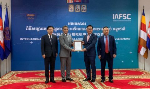 Камбоджа откри международен център за симулации на полети  - 1