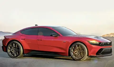 For the first time in history: a four-door Ford Mustang!  - 1